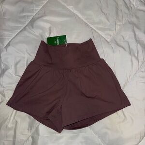 HALARA High-Waisted Shorts in Deep Purple